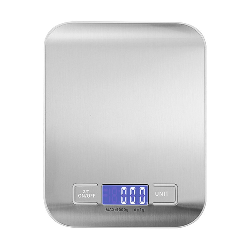 5/10kg Digital Kitchen Scale Electronic LCD Display Stainless Steel Weight Scale Measuring Food Diet Scales Kitchen Accessories