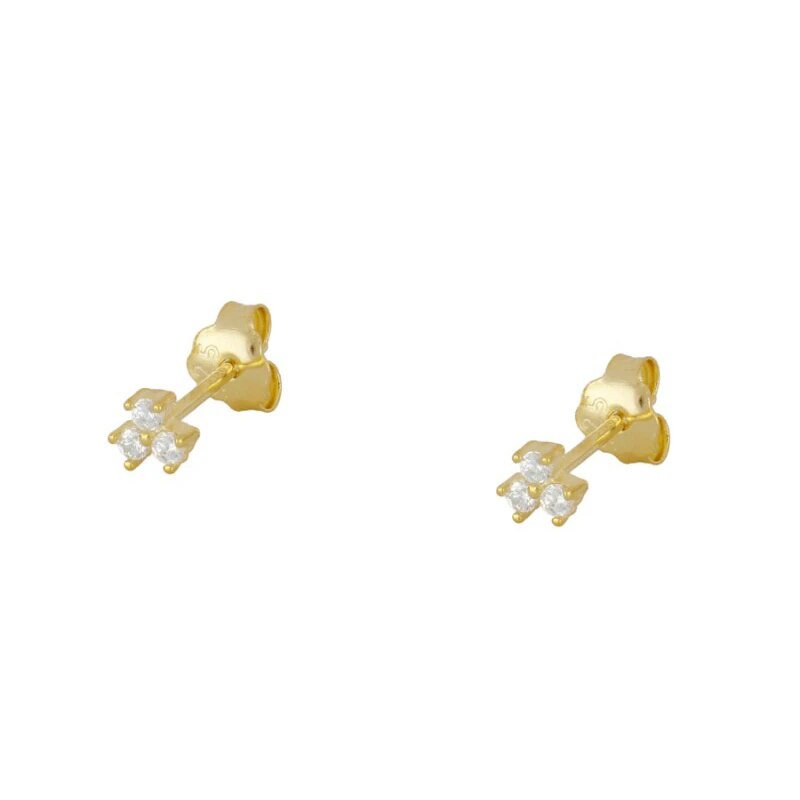 Mini pendientes pequeños de plata fina para mujer, 2 uds., 925, pendientes tipo botón de plata fina, joyería fina, pendientes para chica, de cumpleaños y boda: 17