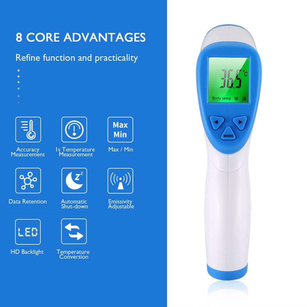 Handheld Portable Non-Contact Infrared Thermometer High Precision Thermometer Industrial Temperature Meter Tool