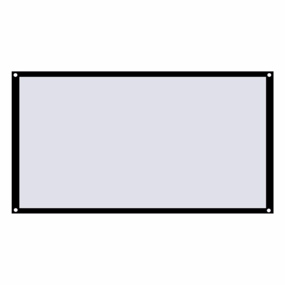 Large 16:9 Foldable Home Projection Screen Film Theater Outdoor 60/72/84/100/120 inch Movie Video Screen for Projector