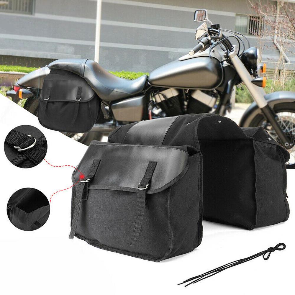 Motorcycle Saddle Bags Double Luggage Travel Bag Waterproof Moto Helmet Suitcase Raincoat Rack Bag Side Backpack Packing