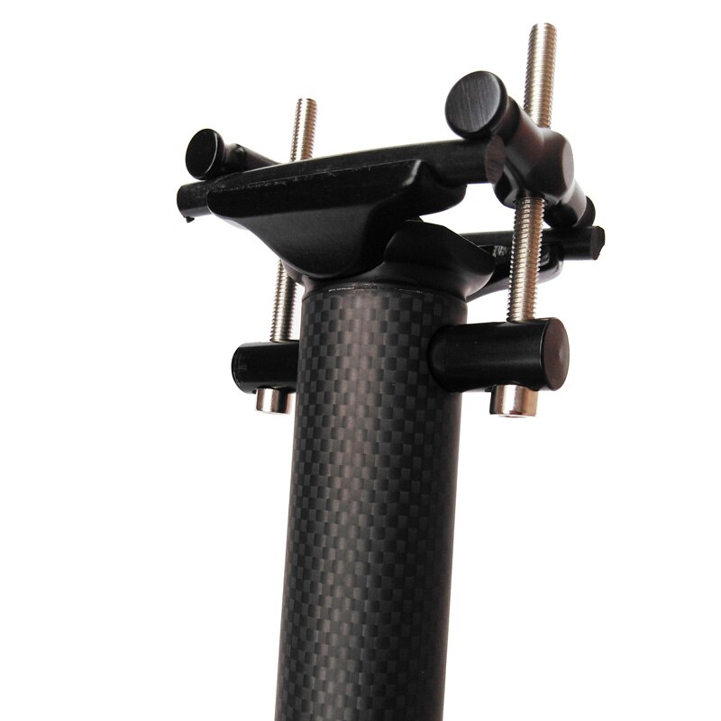aucun LOGO carbone tige de selle 33.9/34.9 vtt vélo tige de selle tube pleine fibre de carbone tige de selle carbone vtt brillant/mat