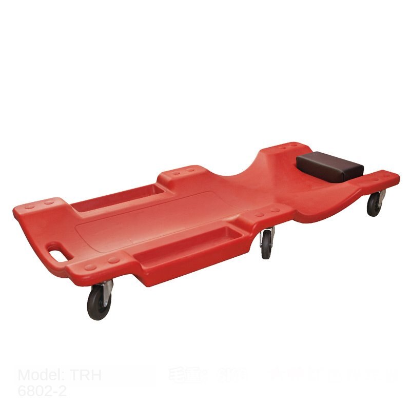 40-Inch Red Auto Repair Board Bottom Chassis Repair Tools for Cars Spare Parts Repair Board Skateboard