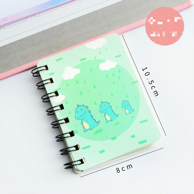 Kleine Spoel Boek Draagbare Notebook Leuke Avocado Rollover Mini Notepad Dagboek Briefpapier School Kantoorbenodigdheden Lege Innerlijke Pagina: 2