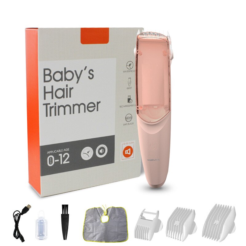 Baby Haar Trimmer Usb Eletric Portable Low Noise Babyverzorging Kinderen Scheerapparaat Kids Tondeuse