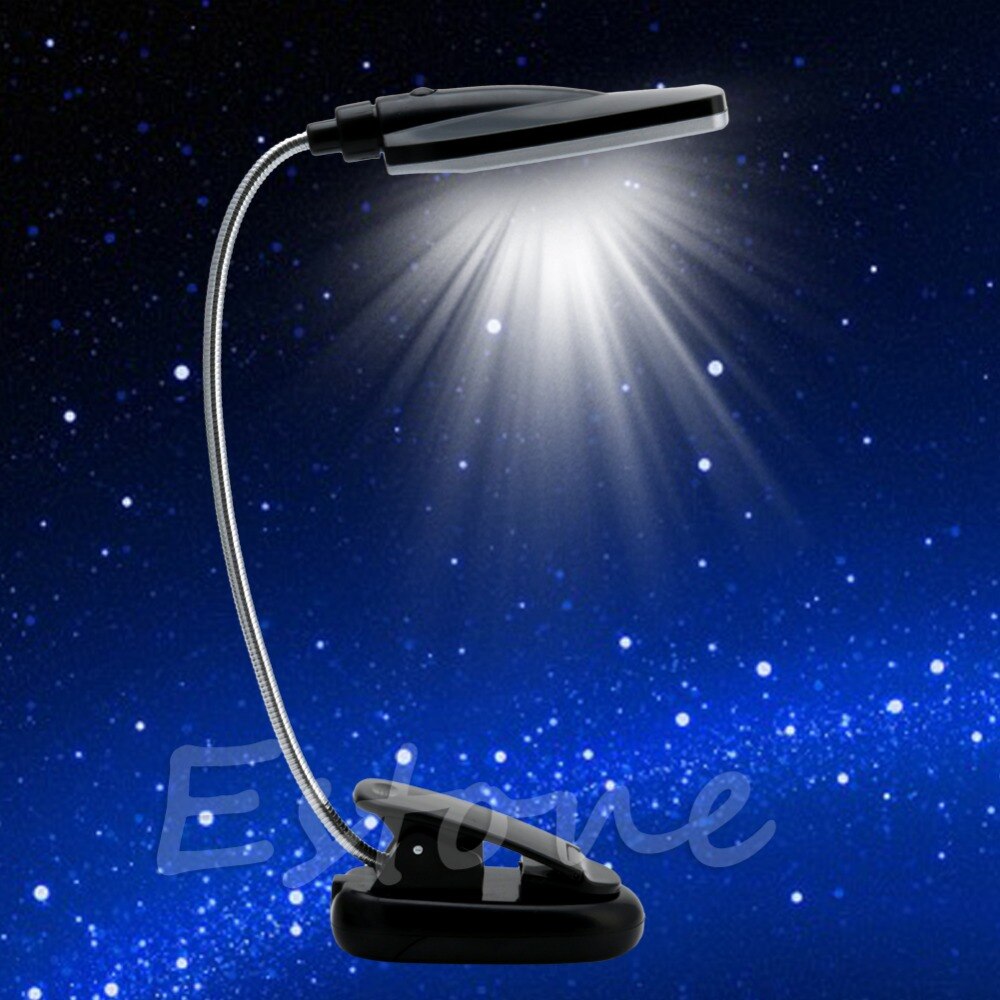 Lampe de Table de lit à clipser Flexible USB/batterie 28 ampoule LED