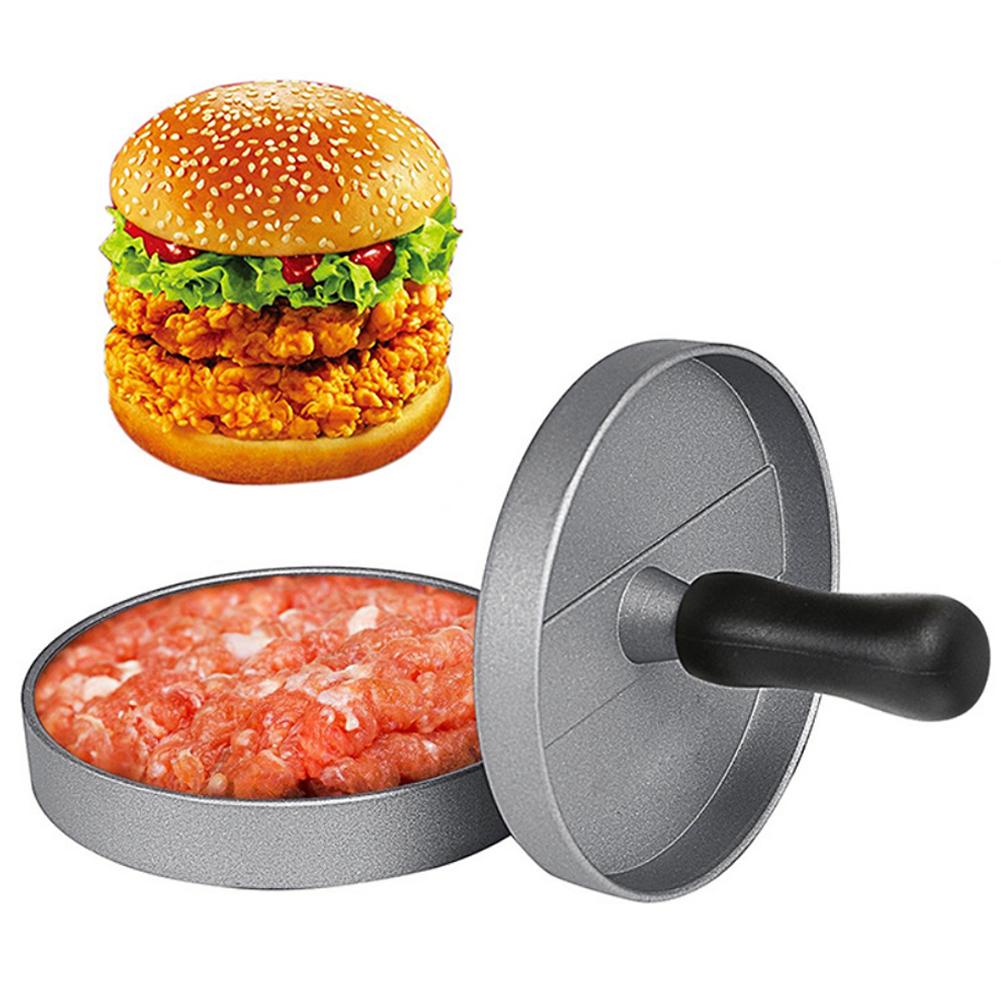 Rund non-stick hamburgare kött tortilla paj maker press kök matlagning verktyg kött nötkött grill press för kotletter kött verktyg