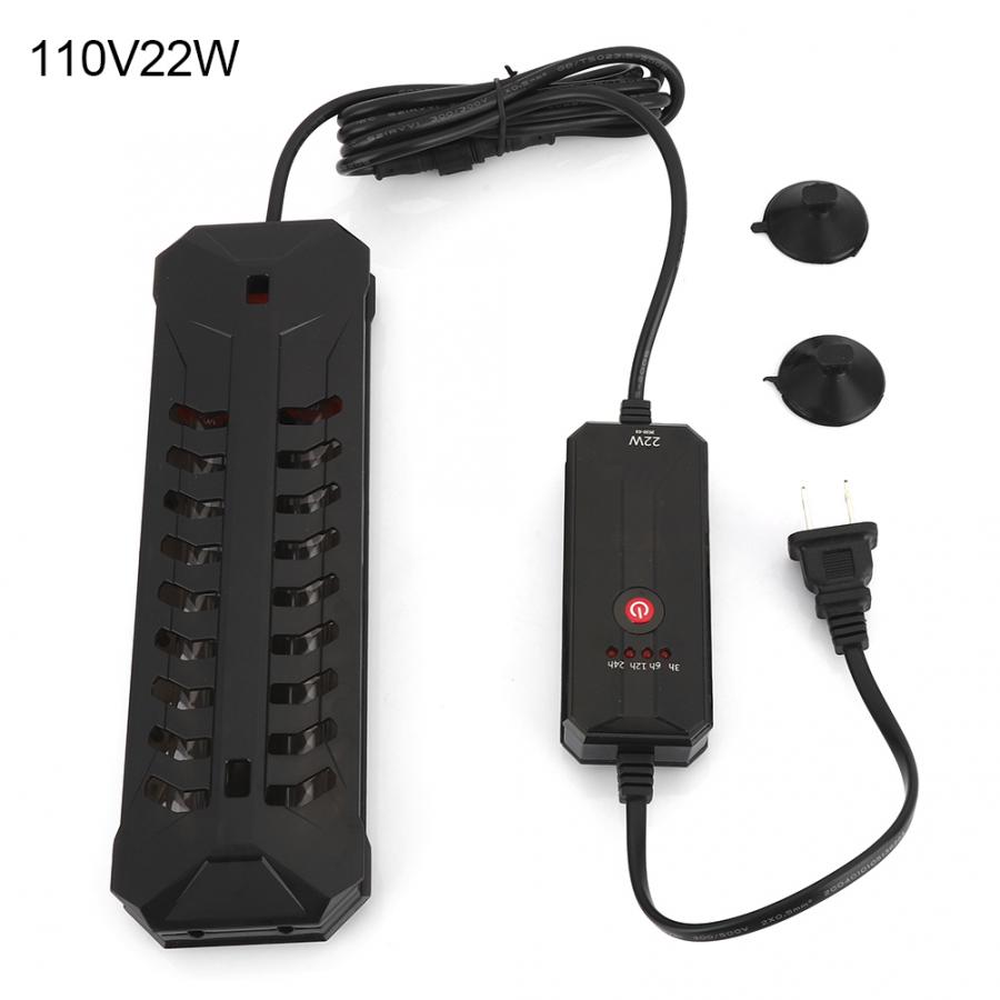 Aquarium Dompelpompen Uv Licht Sterilisator Vijver Aquarium Kiemdodende Sterilisatie Lamp Waterdichte Led Aquarium Licht Lamp: US Plug 22W