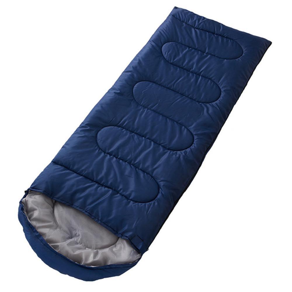 Outdoor Waterproof Travel Envelope Sleeping Bag Camping Hiking Carrying Case Blue: Navy Blue