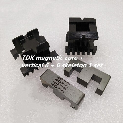 Original TDK EE40 Imported Ferrite Core PC40 Material Can Be Equipped with Vertical 6+6/horizontal 7+7 Skeleton: Type2