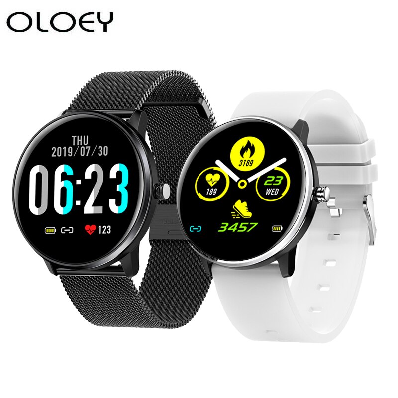 Men Women Smart Watch Fitness Blood Pressure Heart Rate Monitor IP68 Waterproof Sport Watch Multi-languages Smartwatch Clock