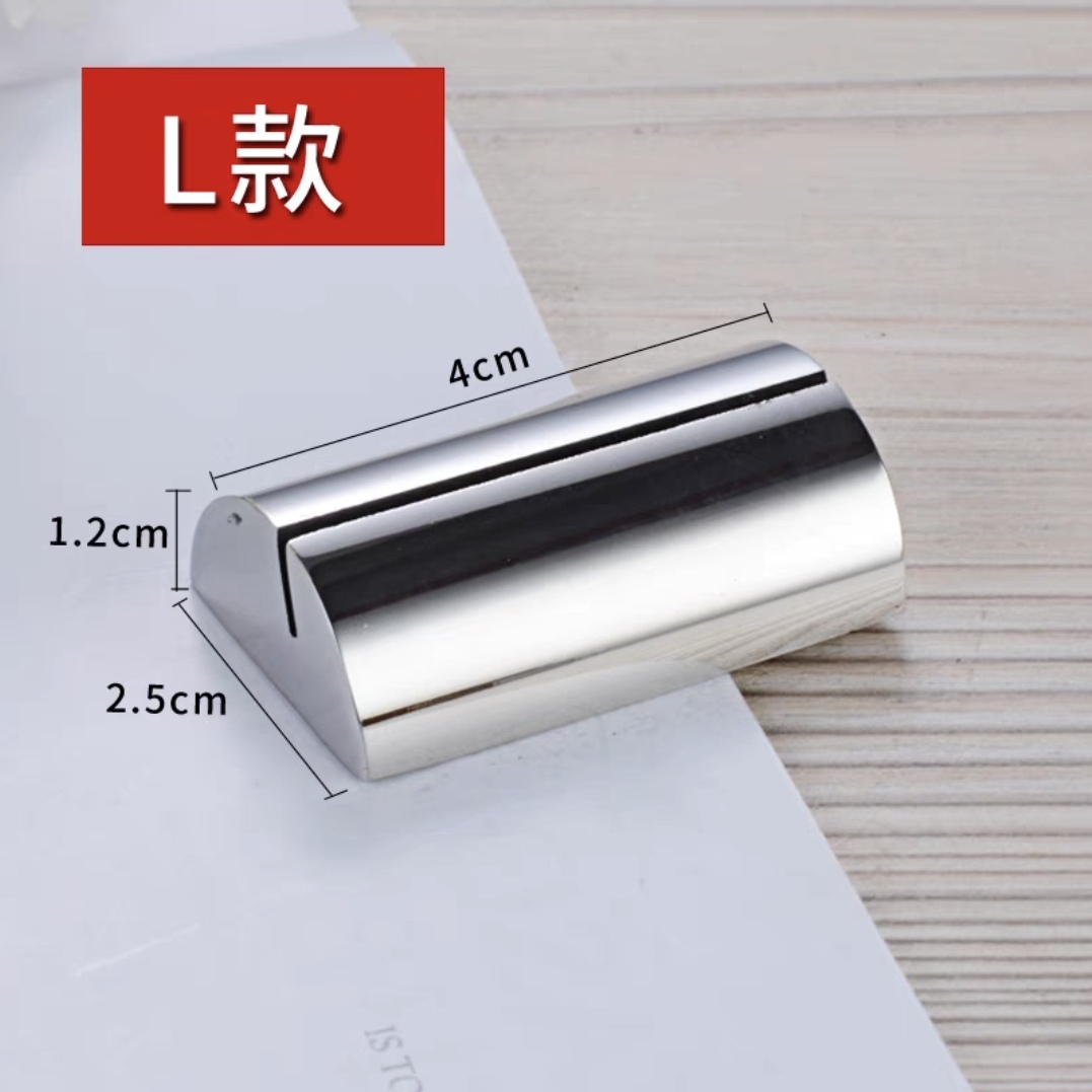 Stainless Steel Table Place Card Holder Photo Picture Holder Clip Wedding Party Table Number Menu Sign Holder Display Stand: grey