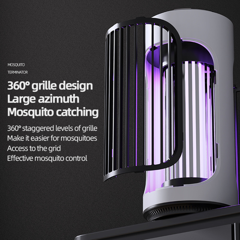 Xiaomi-Lámpara eléctrica antimosquitos, portátil, USB, carga rápida, lámpara antimosquitos para interiores, pared de escritorio, doble uso