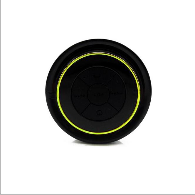 Altavoz estéreo inalámbrico con Bluetooth, dispositivo de audio a prueba de agua para iPhone Xs Max 8 7 Plus, teléfono Xiaomi, portátil, ducha, Radio FM: Amarillo