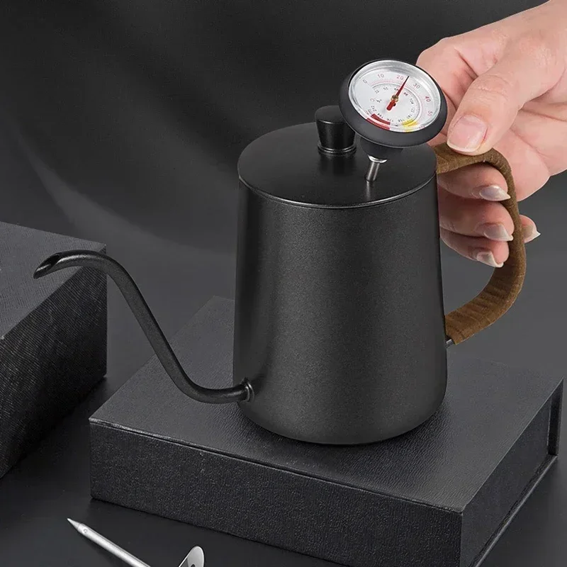 Kaffetermometer i rustfrit stål - digital sonde 0-100 ℃, ± 0.5 ℃ høj nøjagtighed til espresso/mælkeskumning/hjemmebrygning