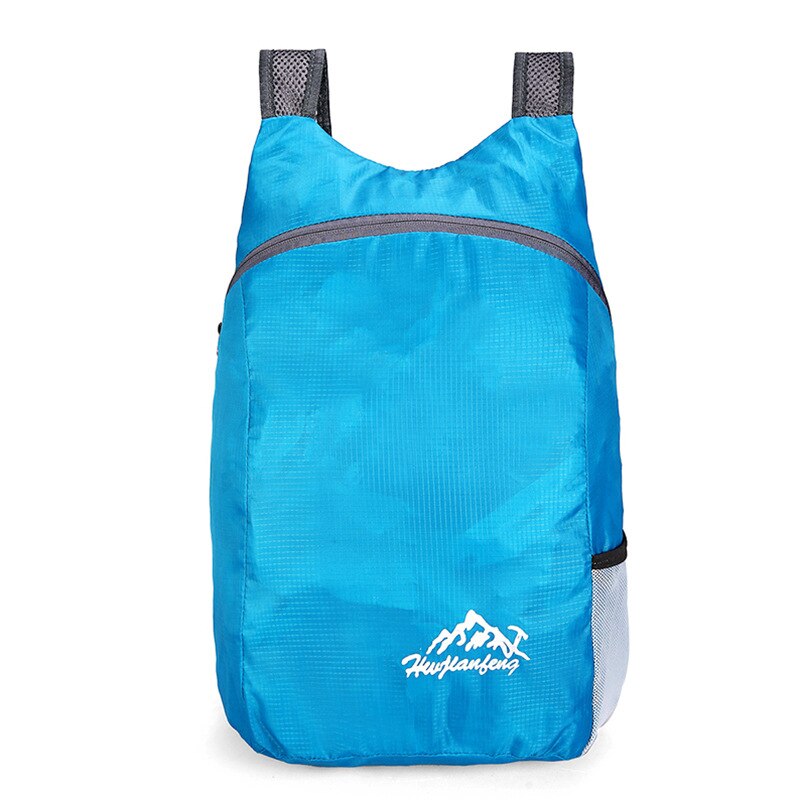 Wandelen Fietsen Rugzak Outdoor Opvouwbare Rugzak Waterdichte Lichte Draagbare Reistas Mannen En Vrouwen Rugzakken: Sky Blue