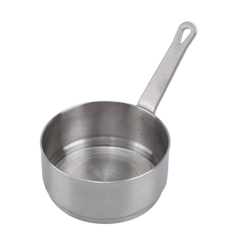 Mini Melk Pan Non-stick Rvs Steelpan Kaas Pot Chocolade Gesmolten Verwarming Pot Keuken Kookgerei Zilver 50Ml 100Ml: 50ml