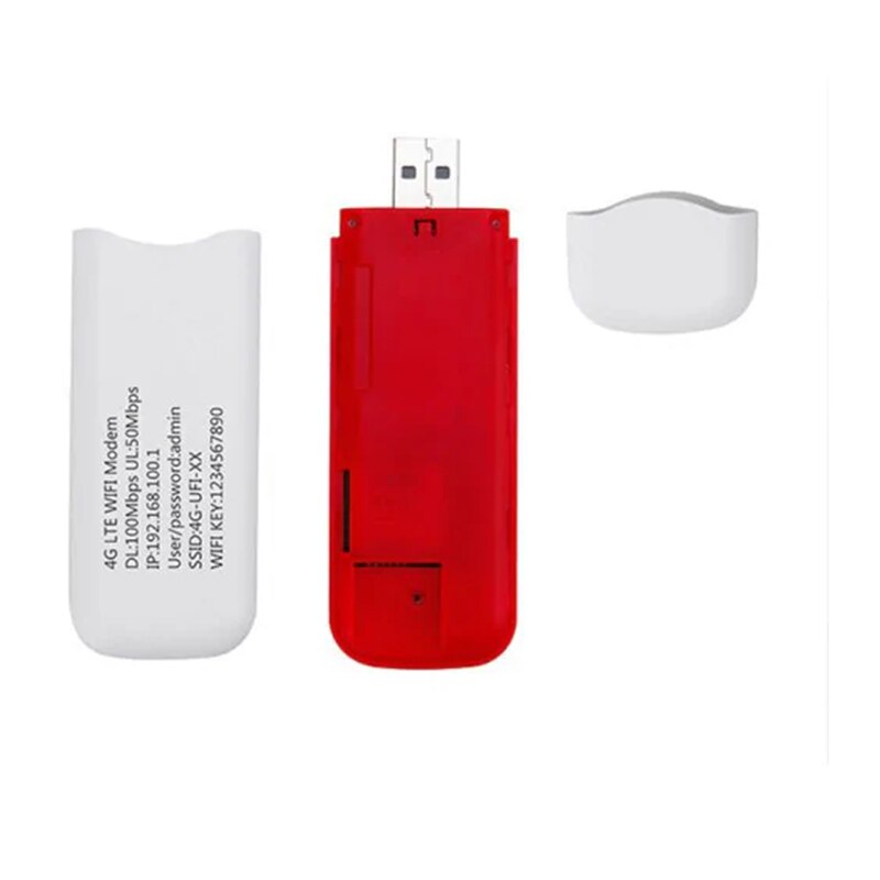 4g draagbare hotspot mini wifi router usb modem 100 mbps lte fdd met simkaartsleuf