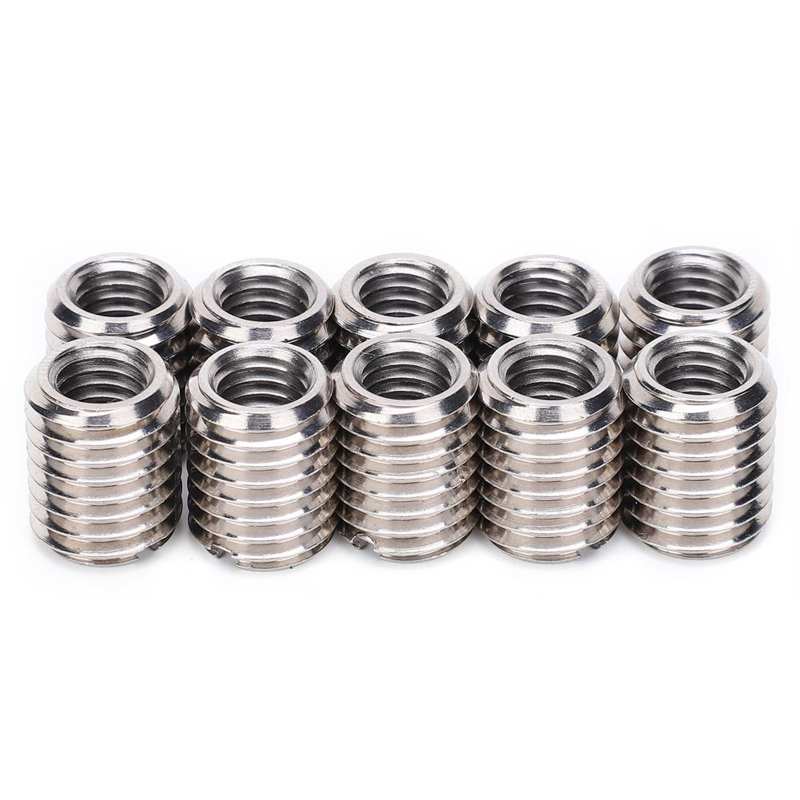 stainless steel insert for hardware repair tools threaded insert Reducer Nut Thread Conversion Stainless Steel Repair