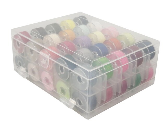 Fil de canette 108 couleurs 72 couleurs 40S/2 taille A SA156 pour Machines à coudre et à broder: 50 colors