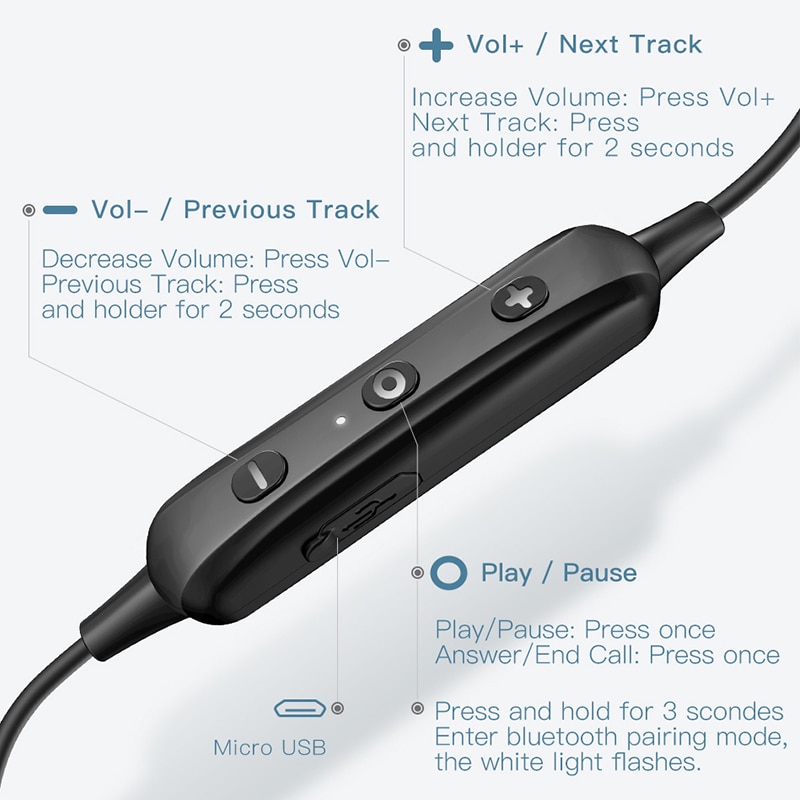 Baseus s09 bluetooth fone de ouvido sem fio à prova dwireless água ipx5 neckband fone fone fone de ouvido esportes estéreo
