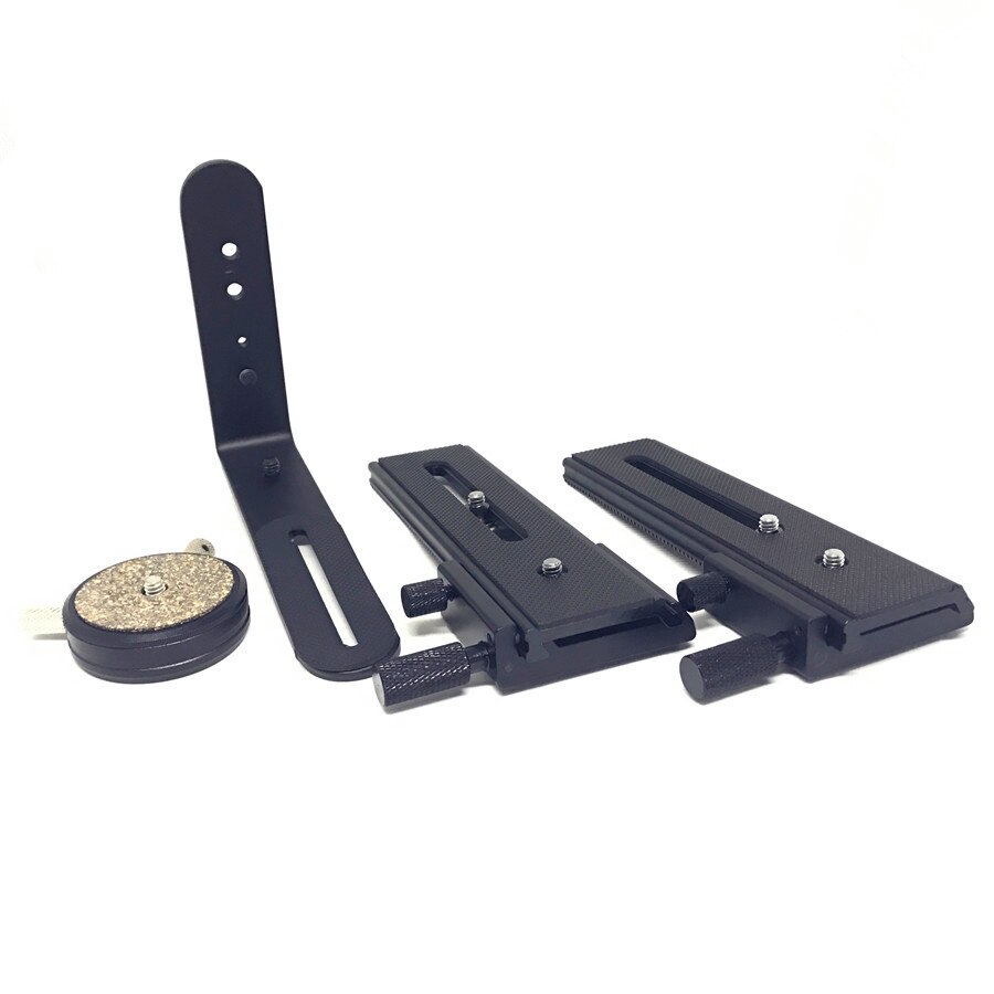 Jadkinsta Macro Rail de mise au point curseur pivotant trépied rotule Kit de support de cardan pour appareil photo reflex numérique tête panoramique noeud maison: 4in1 kit sale