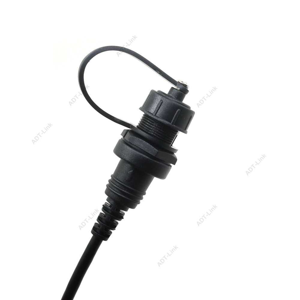 15cm 1m usb 3.1 type-c  ip67 vanntett kabel, usb-c type c  ip 67 hann til hunn panelmontert vanntett kontakt skjøteledning