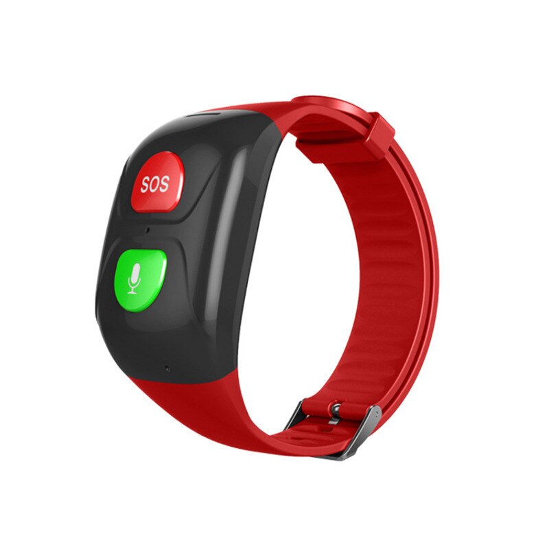 Ældre barn gsm sos knap alarm alarm real-time tracking puls blodtryksovervågning