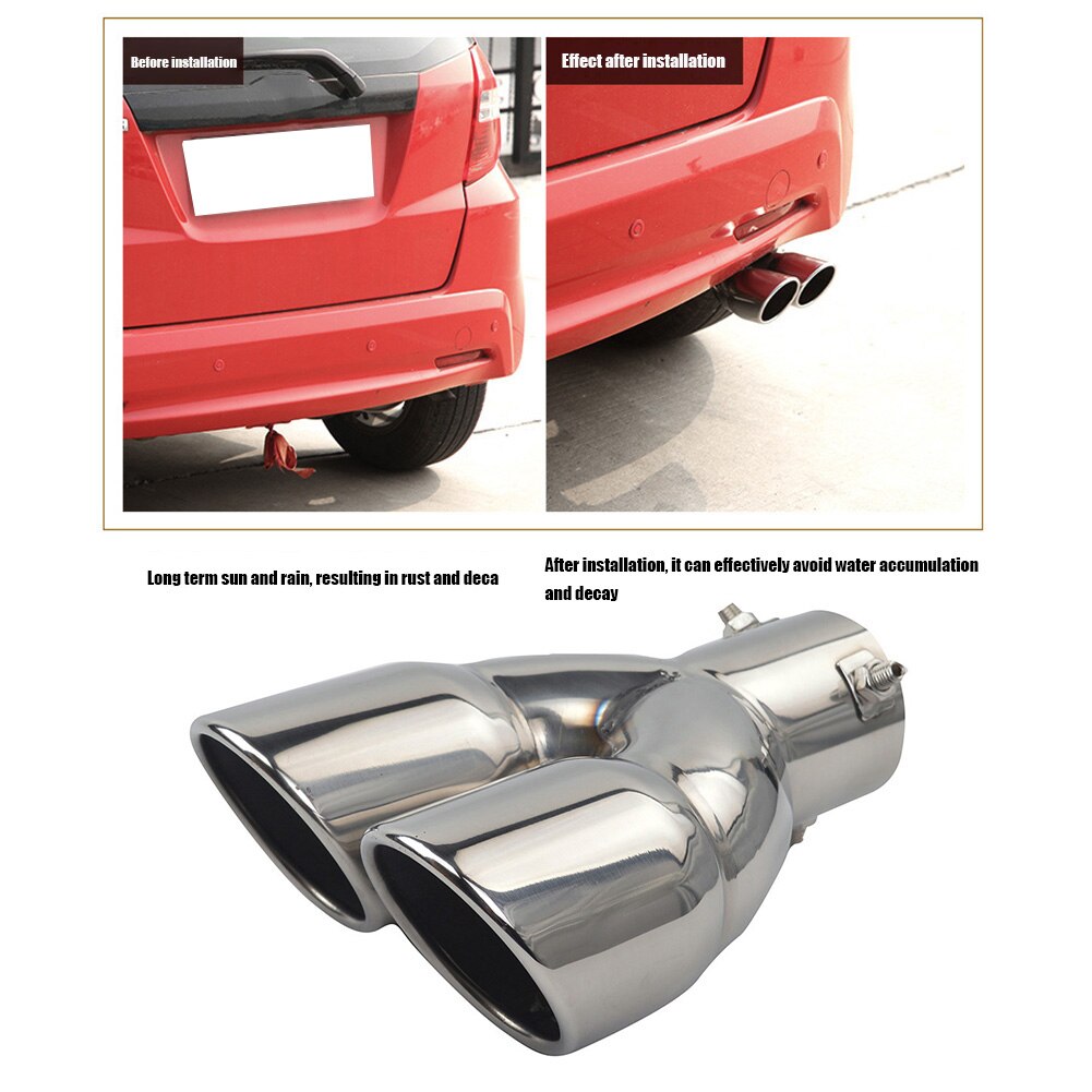 Square End One Change Two Doub Car Stainless Steel... – Vicedeal