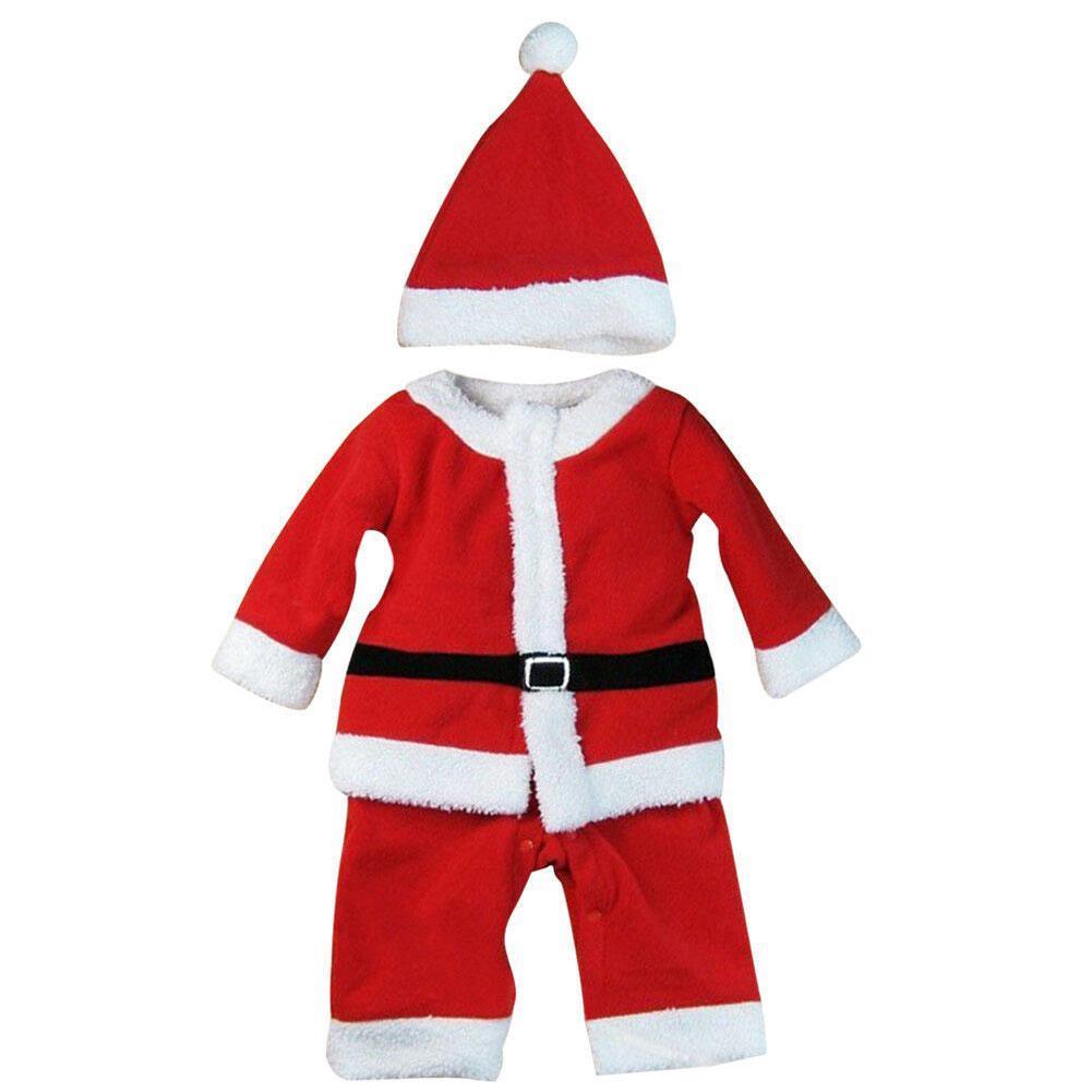 New children's Christmas costumes For children Christmas costumes Claus costumes For boys Santa Christmas G2T2