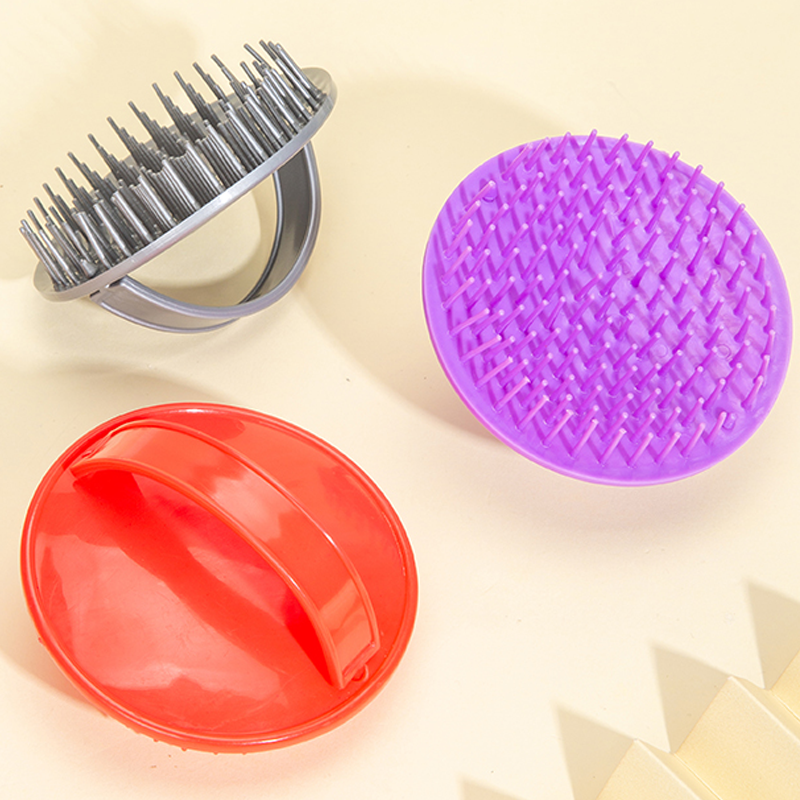 2 stücke Kopf Shampoo Bürste Kopf Massage Haar wäsche Kamm Kopfhaut Körper Dusch bürste Pflege Haarwurzel Juckreiz Haar bürste Heimat Salon Werkzeuge