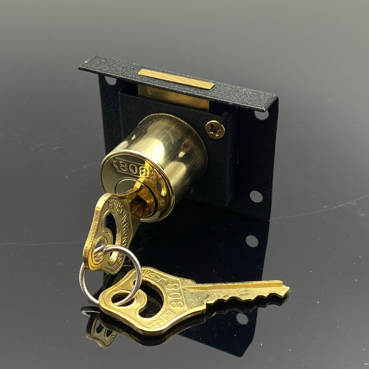 808 Brand Drawer Lock Copper Core 808 Drawer Lock (Large Head) 22mm Diameter, Durable Security Solution for Cabinets and Drawers