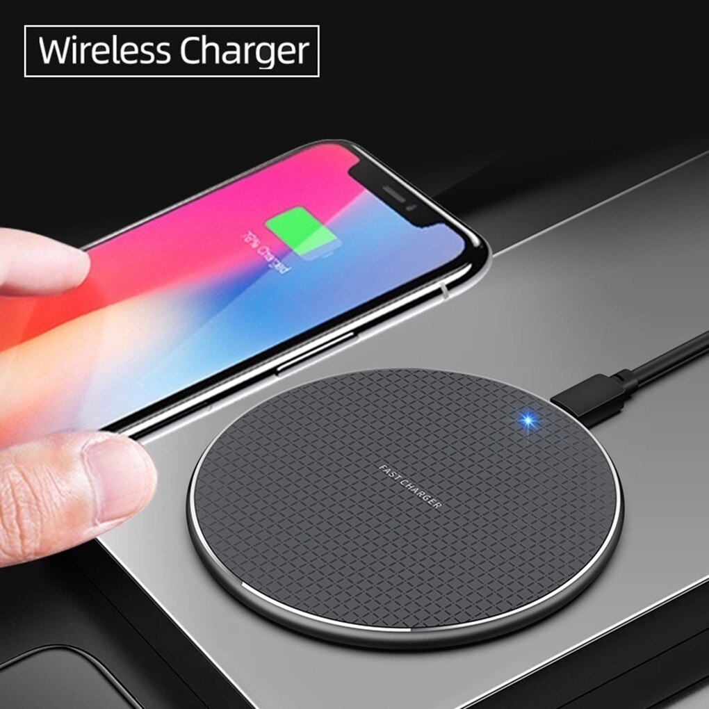 Smartphone Wireless Charging Mobile Phone Charging Pad Round Phone Power Supply 5W/10W/7.5W 3-in-1