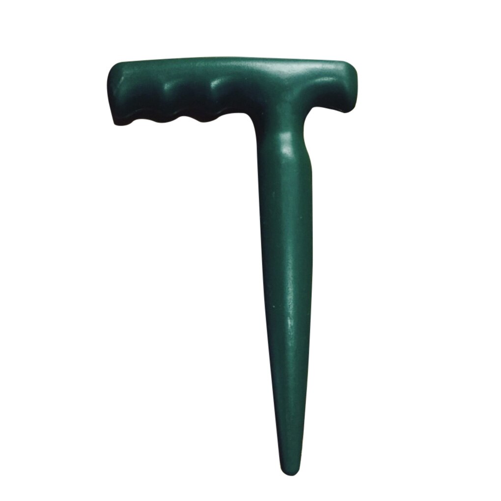 Punzón de jardín de plástico portátil, herramienta de perforación de suelo, herramienta de jardinería de plántulas, perforadora de suelo de jardín multifuncional: Default Title