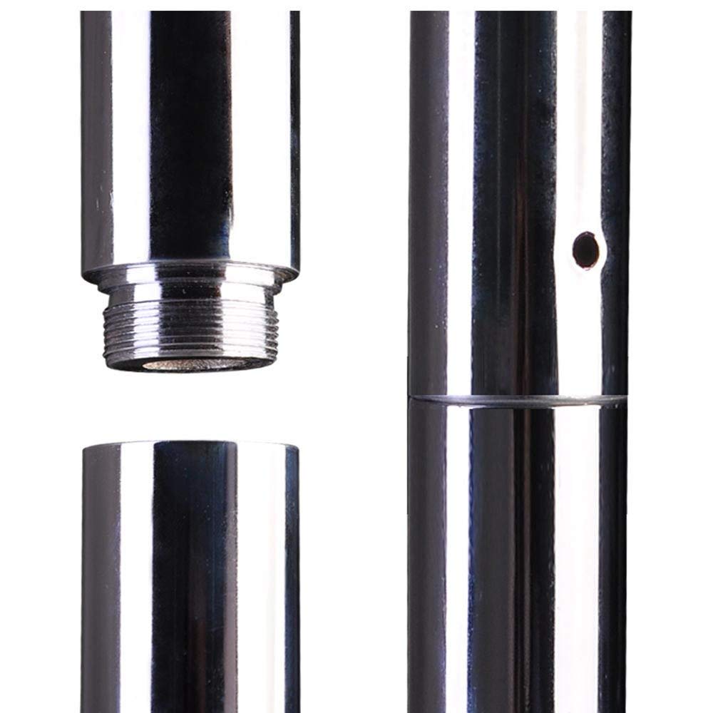 Diamater 45mm x 12.5-25-50 cm forlenger stangrør avtagbart forlengelsesrør stripper stangdans spinnstang eller ryggsekkoppbevaringspose