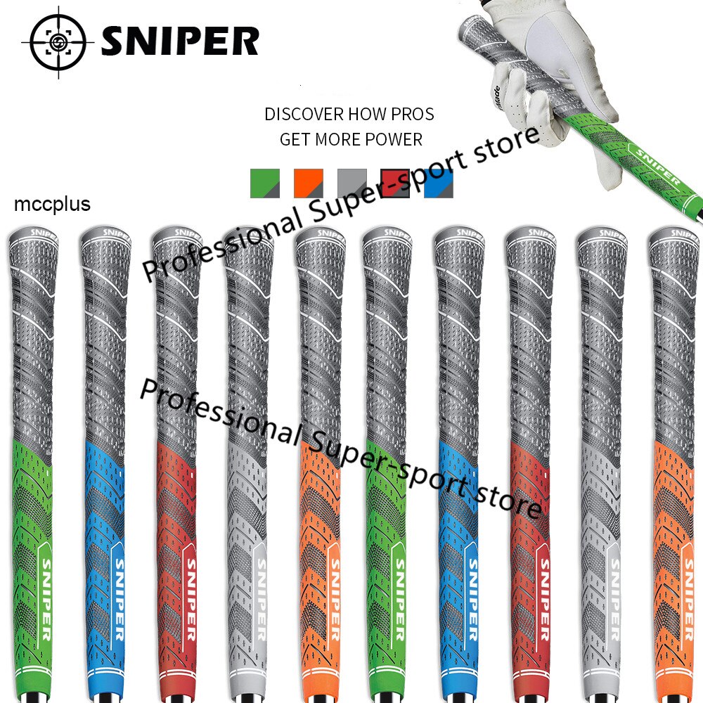 Golf irons Grip Midsize and standard Multicompound Golf club Grips Carbon Yarn 10pcs/lot