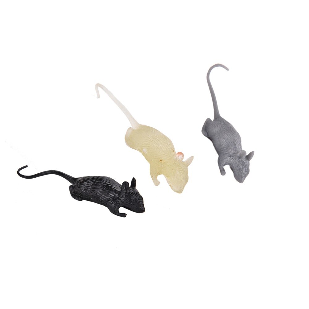 2pz 8.5 CENTIMETRI Ingannevole Della Novità scherzo Del Giocattolo di Plastica Finto Realistico topo scherzo Trucco Spaventoso per Adulti per Bambini di Halloween Giocattolo