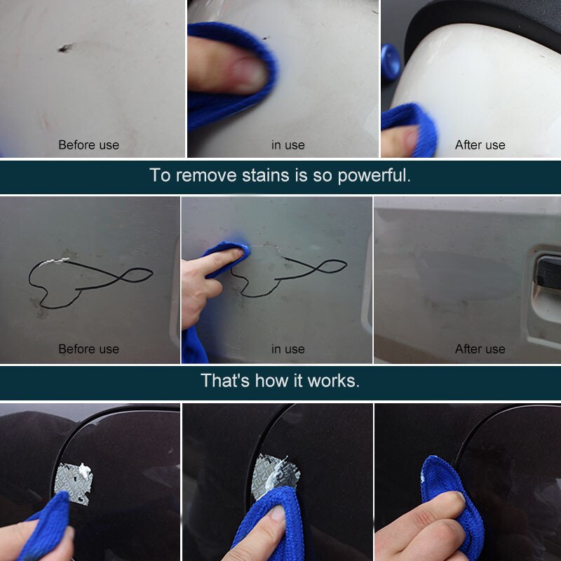 Cire de réparation légère pour voiture | Artefact de voiture, cire universelle pour voiture, stylo de débosselage, polissage, Agents de réparation f-best