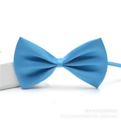 Corbatas de mariposa para hombre y niña, pajarita para boda para , accesorios de lazo liso caramelo,: h