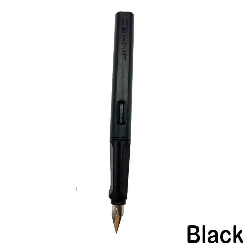 JINHAO 619 Fountain Pen Colorful Luxury F EF Nib Ink Pen Writing Calligraphy ink Pens Office School Supplies Stationery: WHITE / F