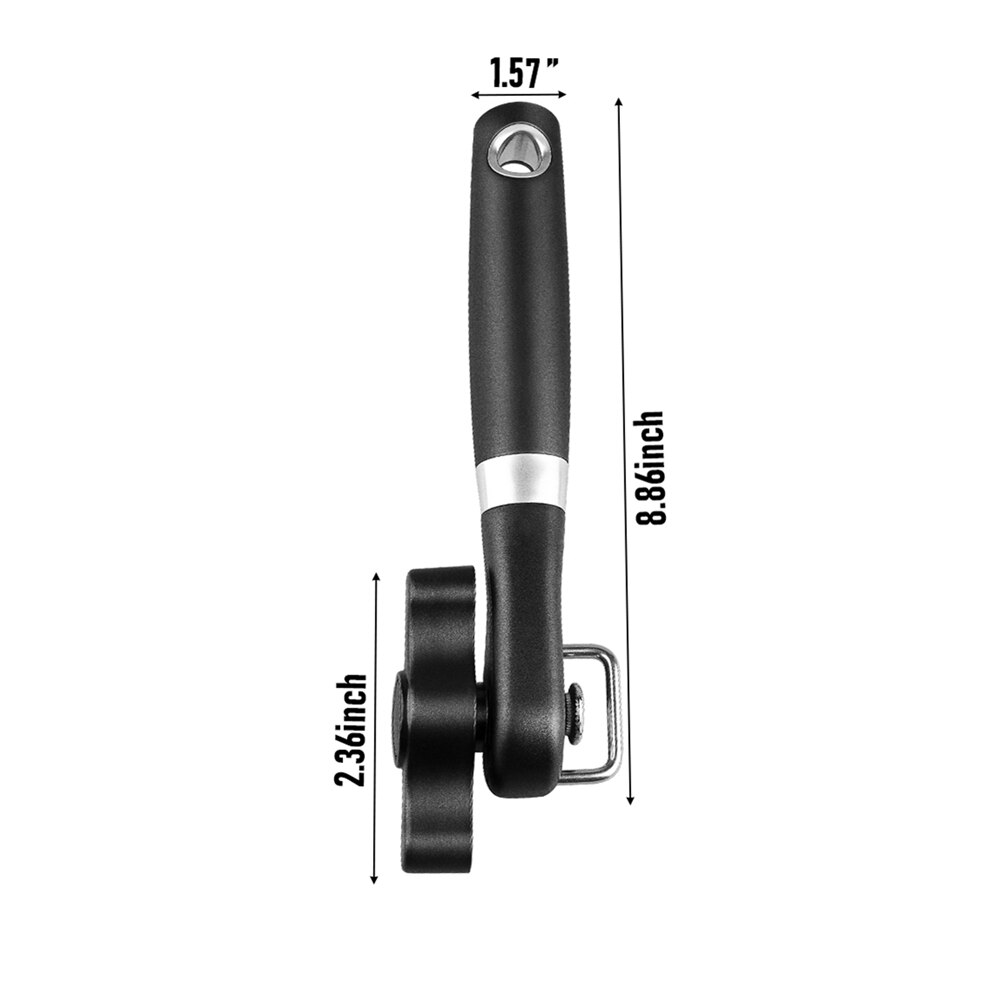 Apriscatole Accessori da cucina Apriscatole manuale professionale in acciaio inossidabile Apribottiglie con taglio laterale di sicurezza Utensili domestici