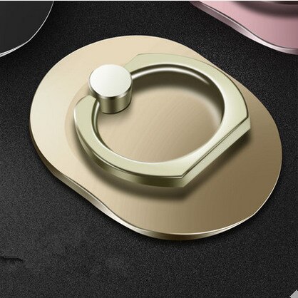 Uchwyt na telefon uniwersalny palec serdeczny inteligentny telefon komórkowy uchwyt samochodowy stojak na iPhone&#39;a X 6 s 7 8 plus Samsung s9 Xiaomi redmi ipad: gold Ellipse