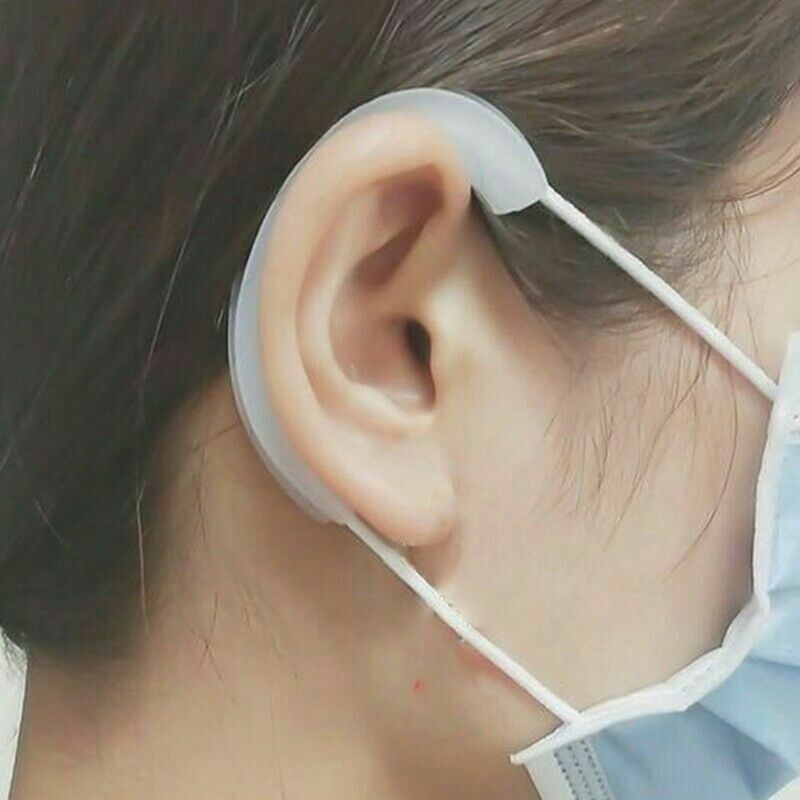 2 stk silikon sklisikker ansiktsmaske ørekrok voksne låve øreverk mot ørebeskytter