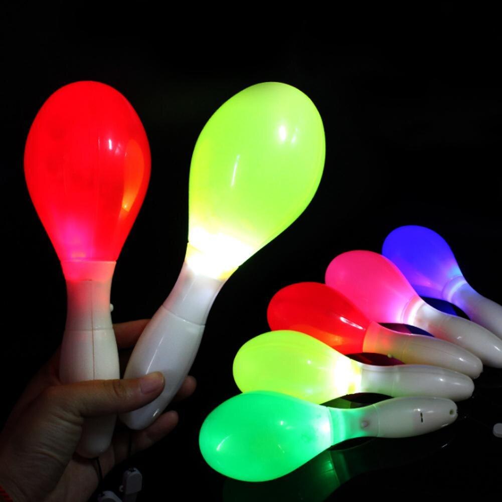 Luminous Sand Hammer Flashing Sand Stick Atmosphere Props Supplies Children'S Party Night Toys KTV Cheering Bar M7A1