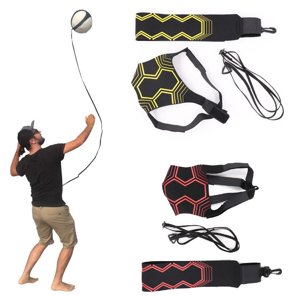 Adjustable football kick trainer, football ball training equipment, elastic practice belt, sports adjustable cord waist length