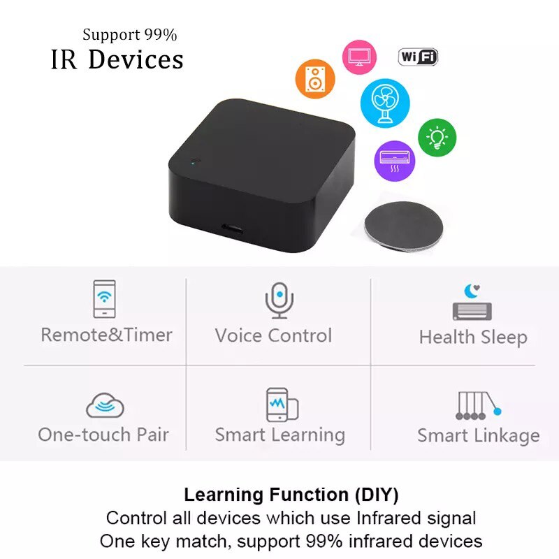 Wifi IR Remote Control Tuya Smart Life APP Voice Control Infrared Universal IR Remote Smart Home Automation Alexa Google Home