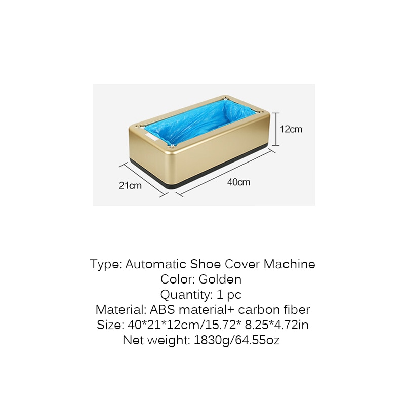 Automatic Shoe Cover Machine Smart Portable Shoes Boot Cover Dispenser Shoe Film Device For Home Office