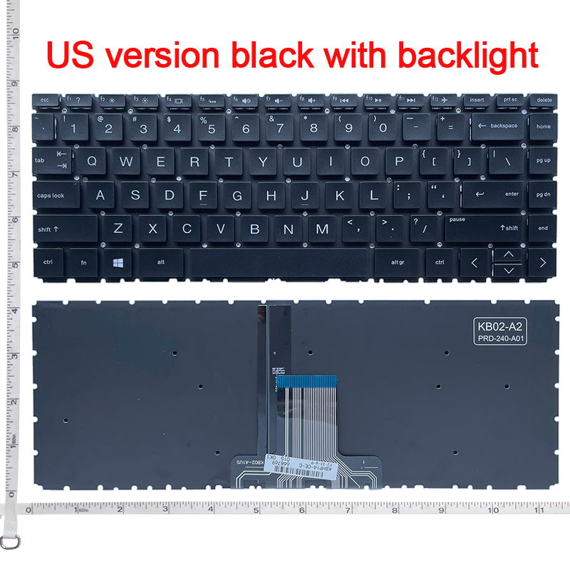 US English Laptop Keyboard For HP 14-DA 14-BD 14-CB 14-CC 14-DQ 14-FQ 14-DK 14-DH 14-CE 14-CK 14-CY 14-CF 14-CM 114-DG: BROWN