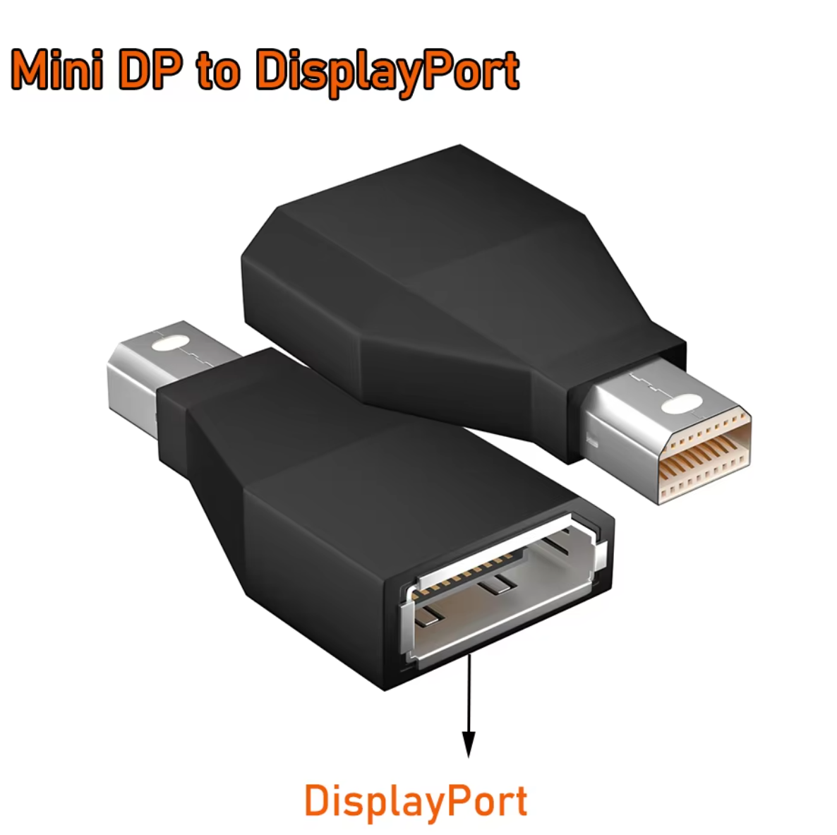 Mini DP naar HDMI DVI VGA-kabel mini displayport VGA HDMI voor MacBook Pro Air Apple iMac Mini Display Port Thunderbolt Converter: Bruin