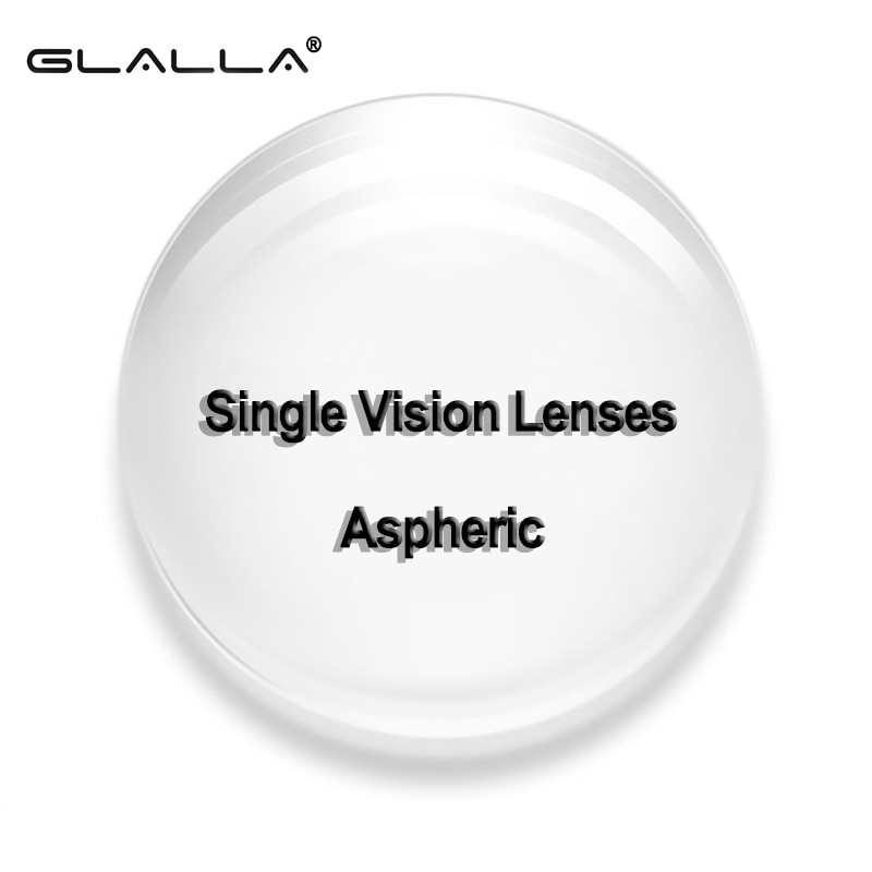 GLALLA Single Vision Optical Glasses Lenses Prescriptiion for Myopia Vision Correction Spectacle Frame Lens Eyewear Optical